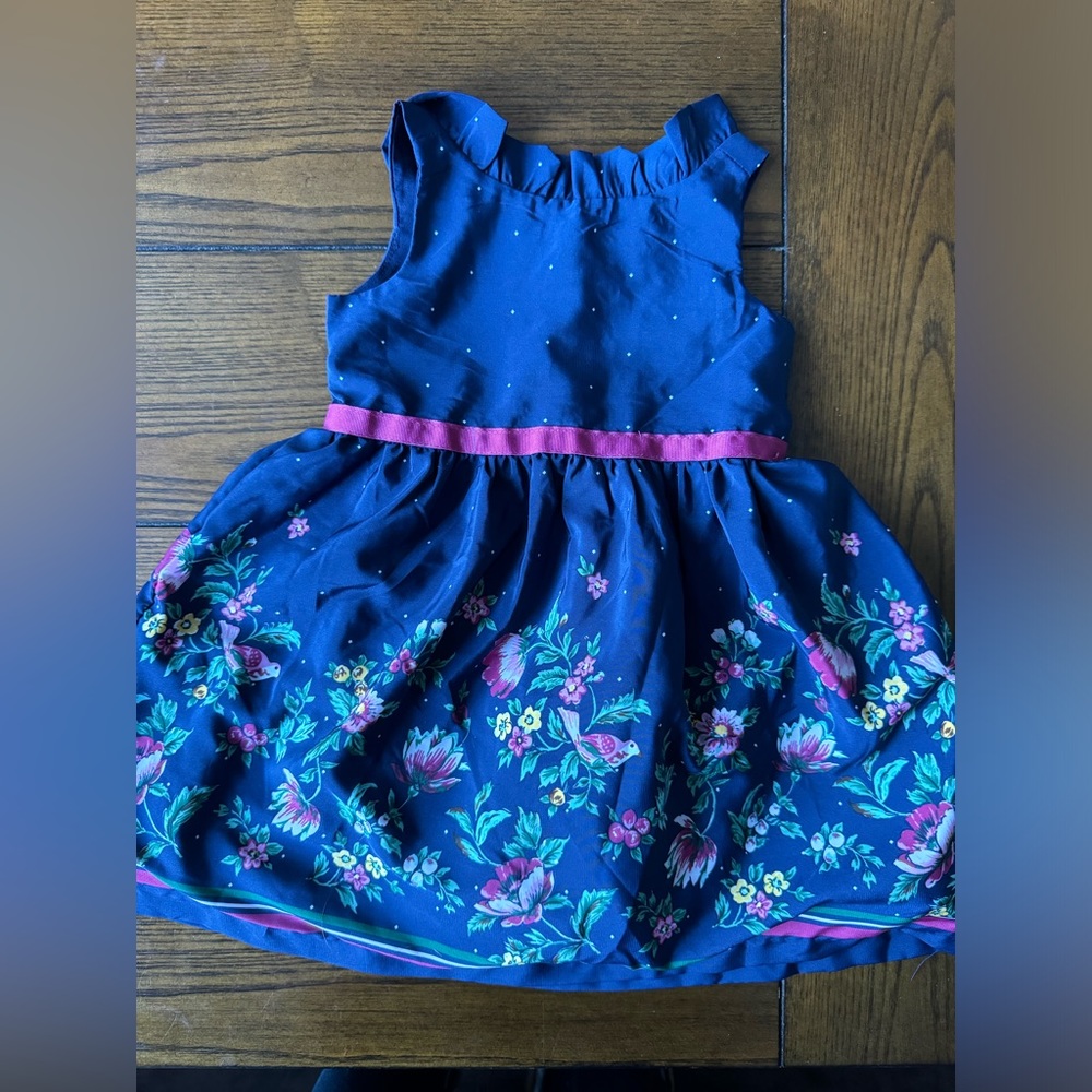 Janie and Jack Navy Blue Dress - 6-12 Mo. - NWT